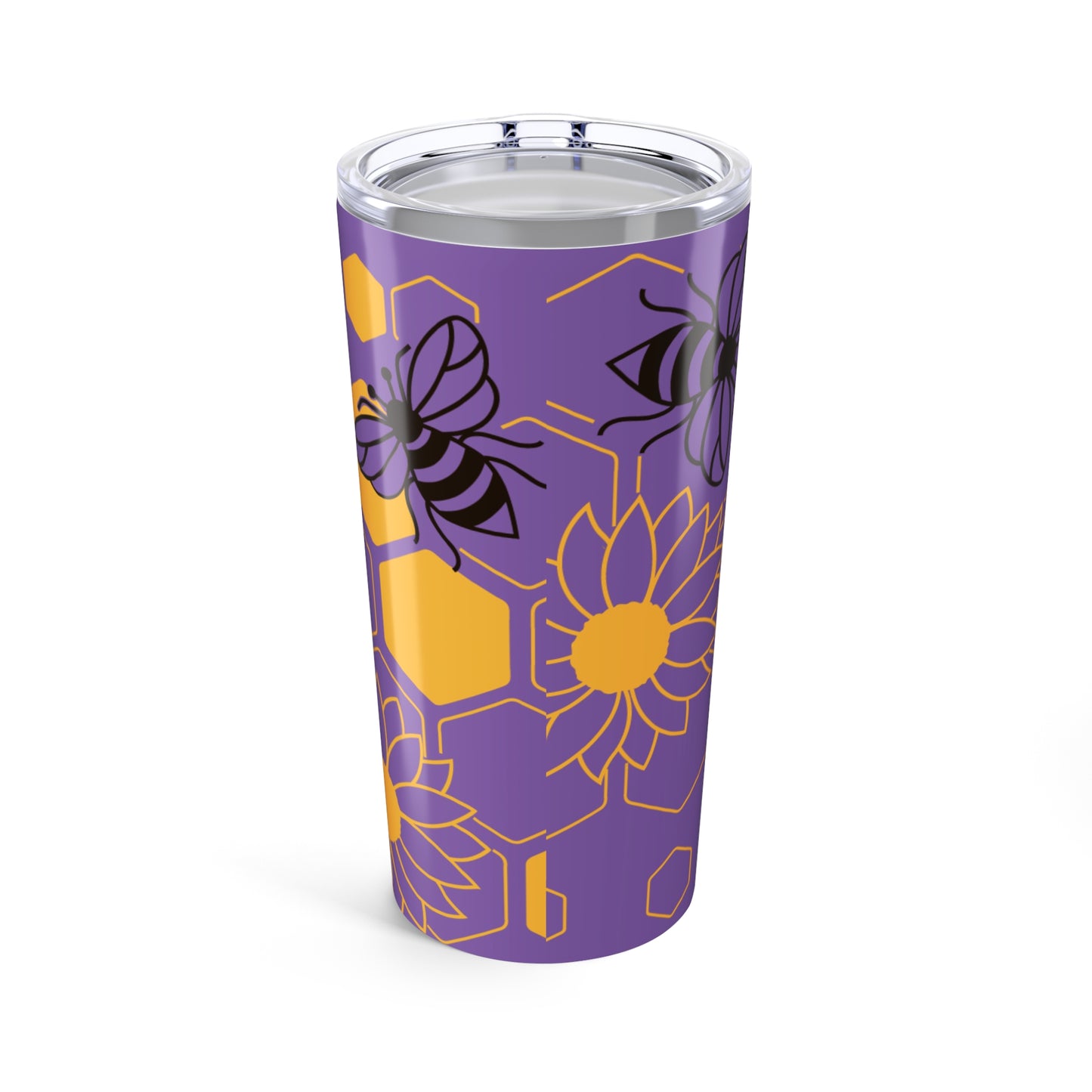 Bee & Flower 20oz Tumbler - Eco-Friendly Travel Mug for Nature Lovers