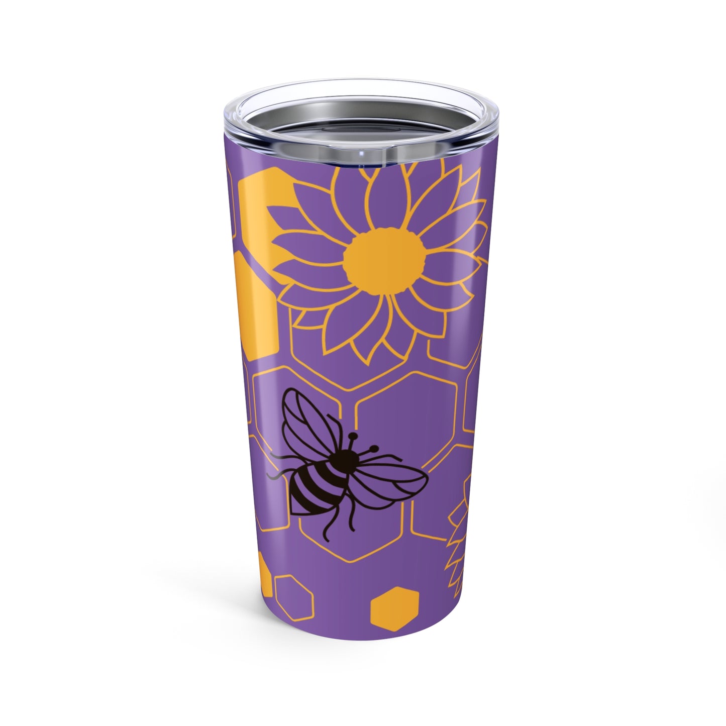 Bee & Flower 20oz Tumbler - Eco-Friendly Travel Mug for Nature Lovers