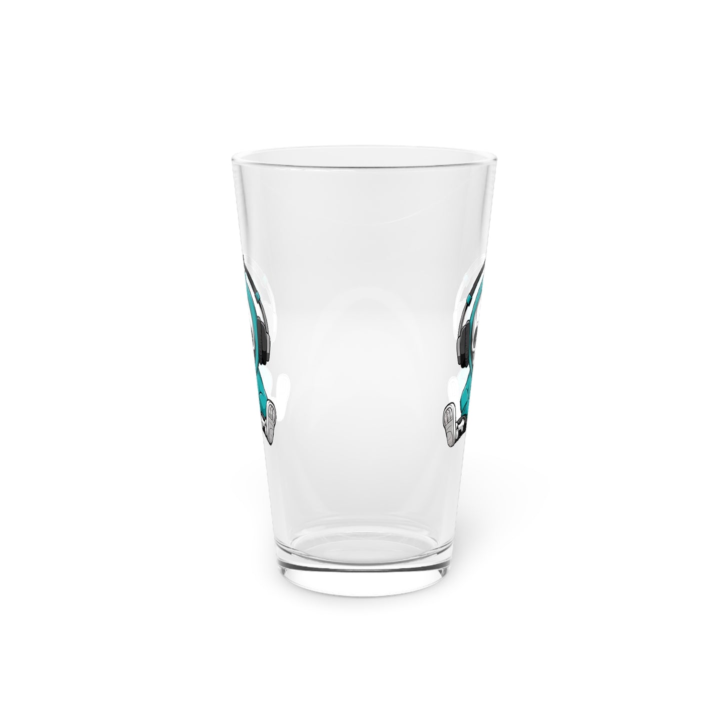 Cool Skeleton Pint Glass - 16oz | Perfect for Parties and Halloween