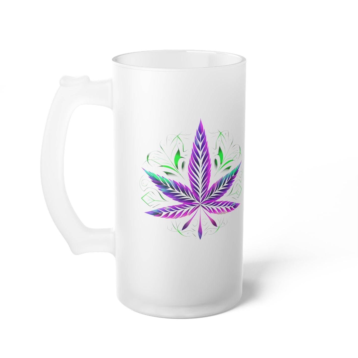 Frosted Glass Beer Mug