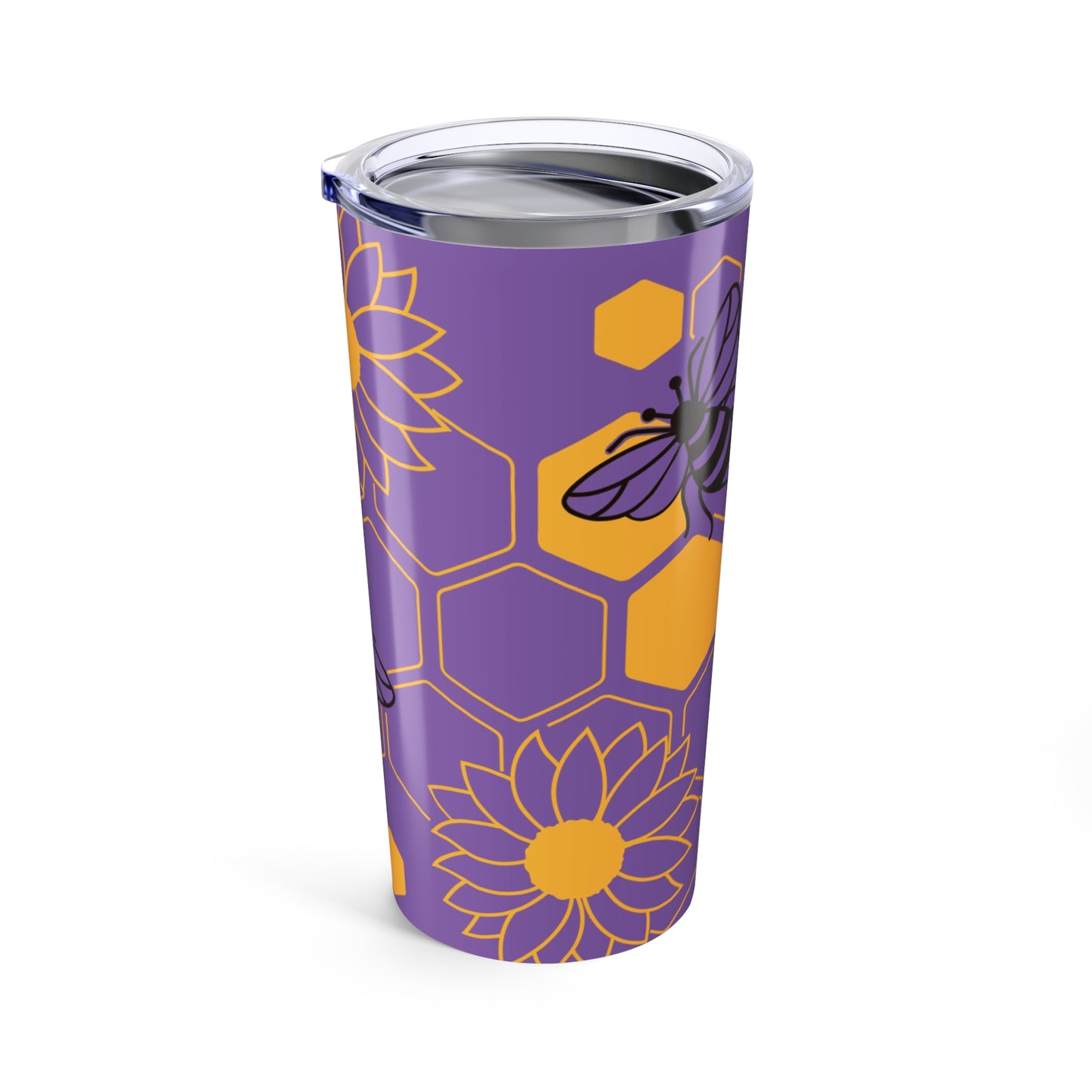 Bee & Flower 20oz Tumbler - Eco-Friendly Travel Mug for Nature Lovers