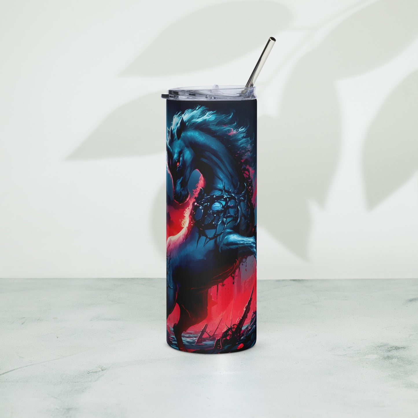 Stainless Steel Tumbler - Battle Unicorn