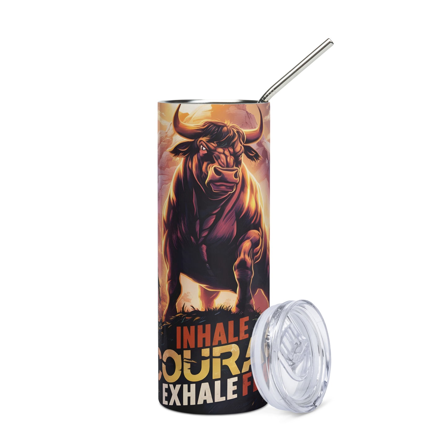 Stainless Steel Tumbler - Courage