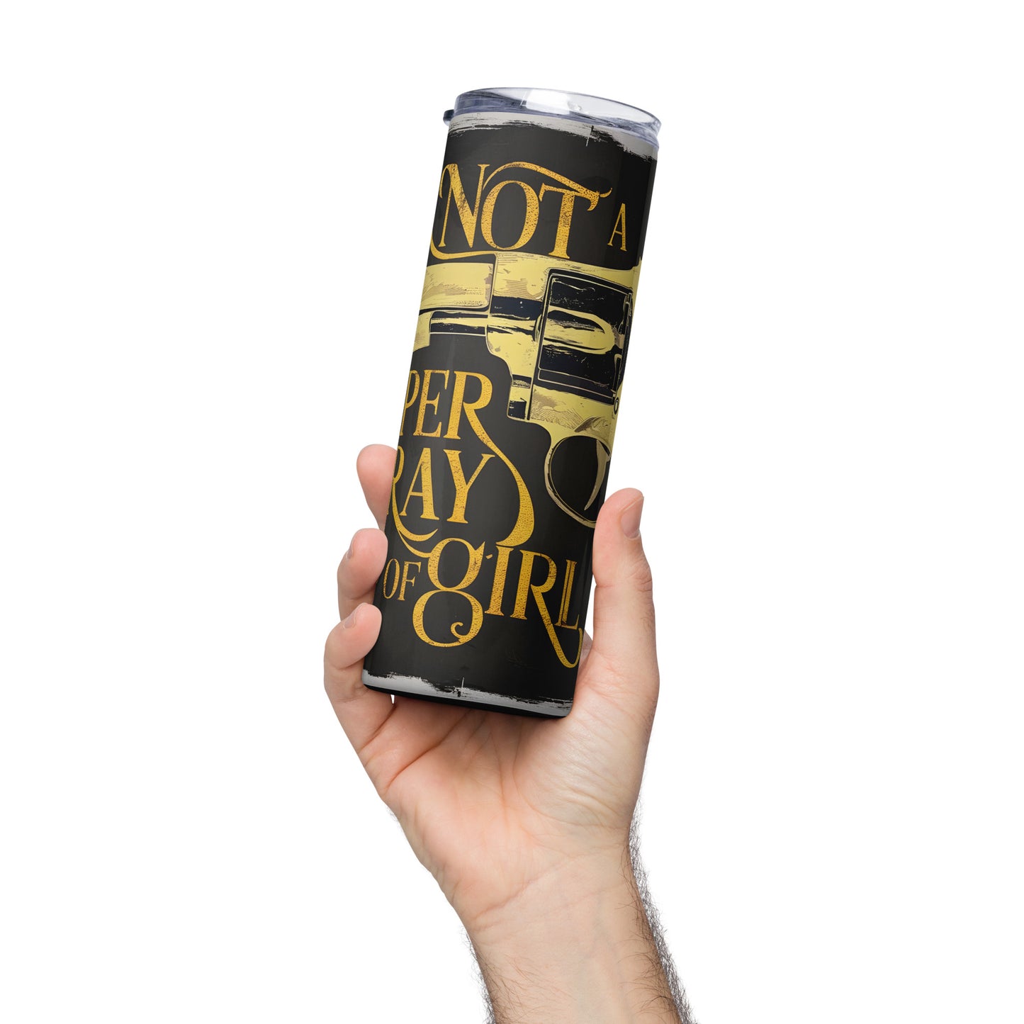 Stainless Steel Tumbler - Gun Girl