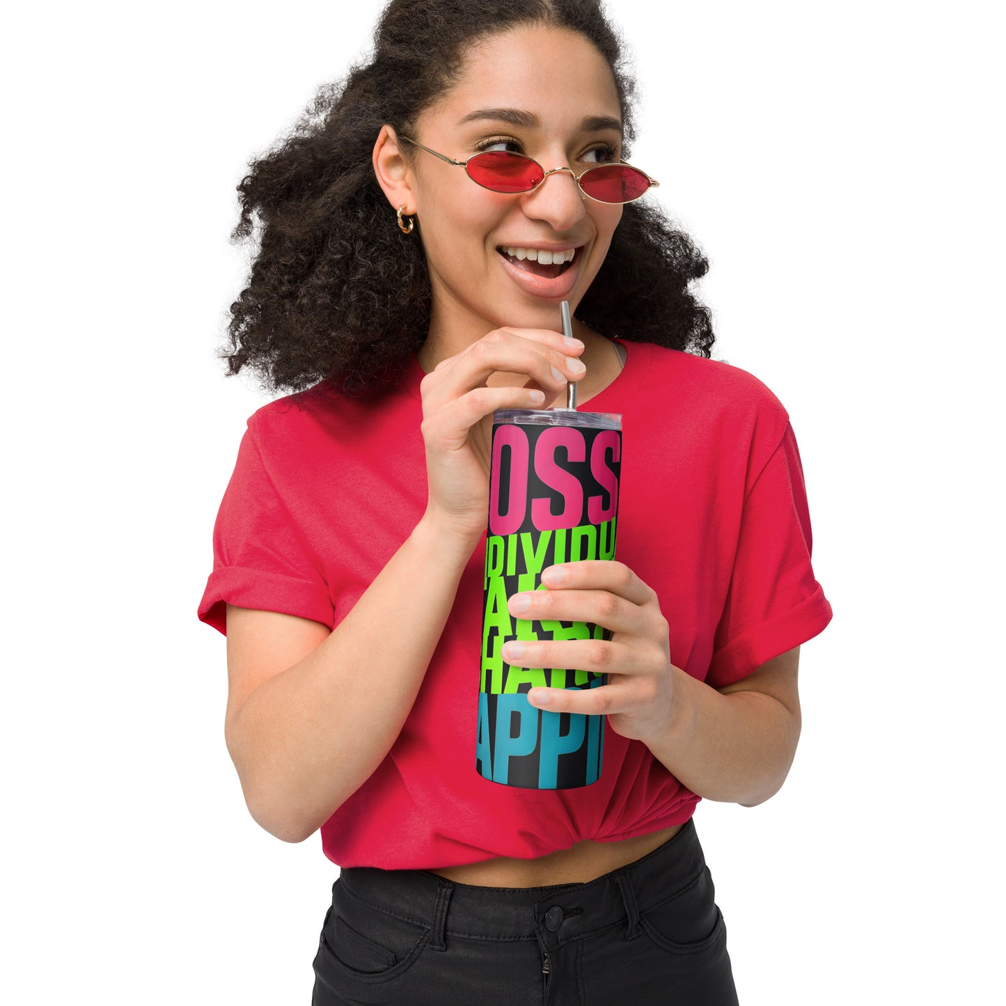 Stainless Steel Tumbler - Bossy