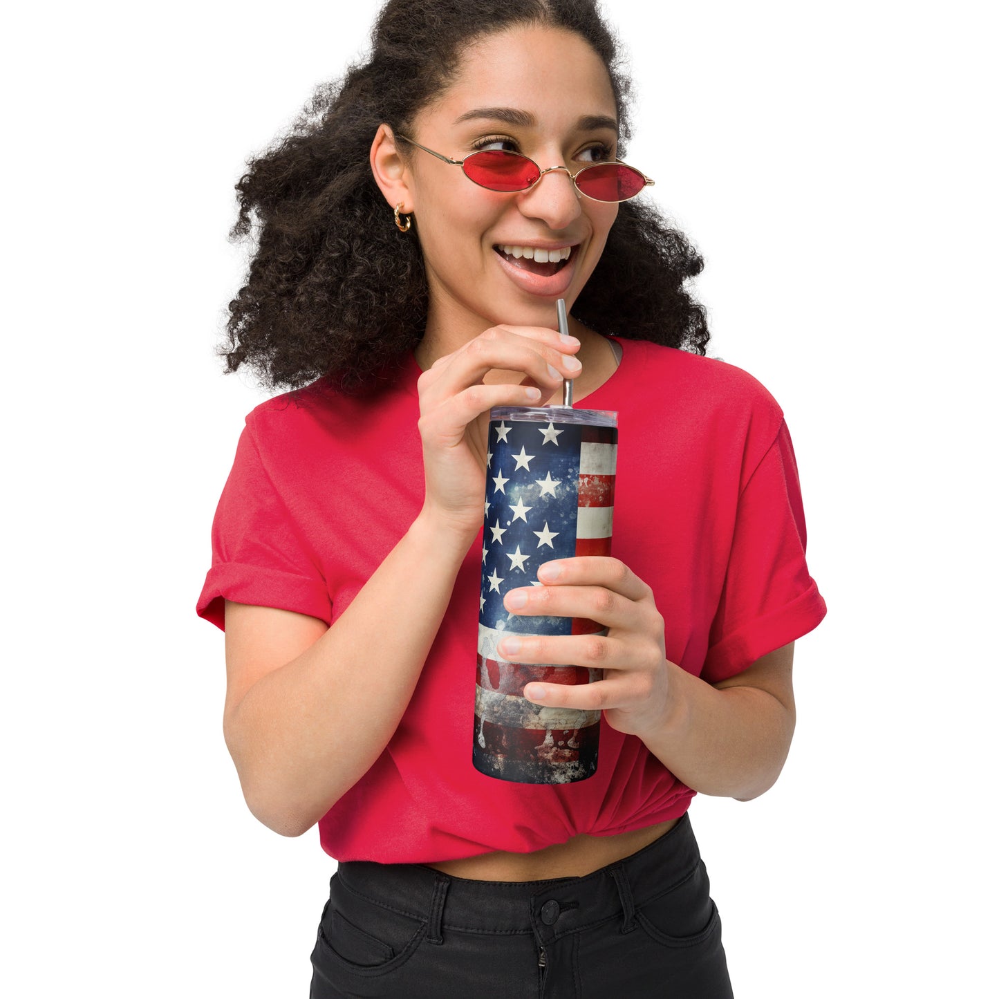 Stainless Steel Tumbler - Patriotic #34