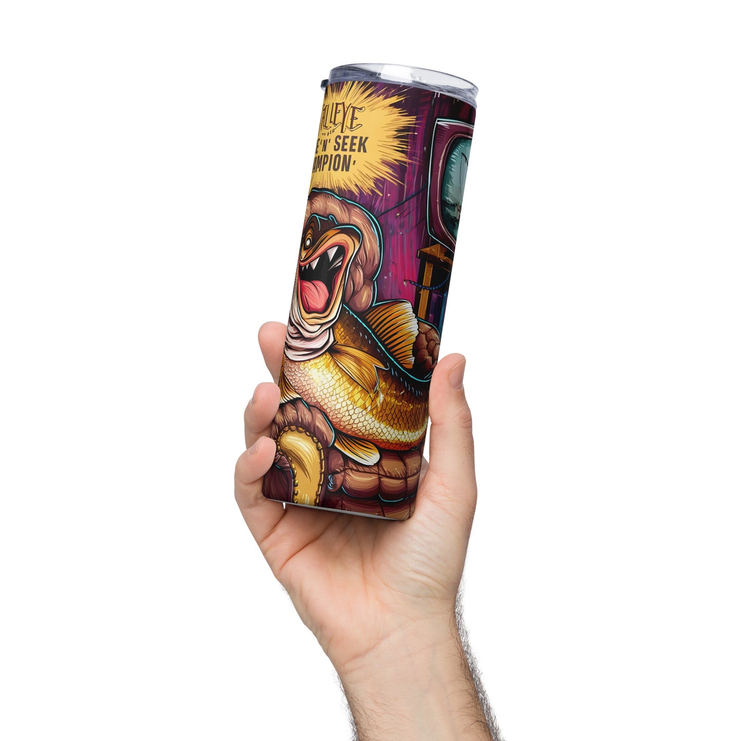 Stainless Steel Tumbler - Walleye Champion