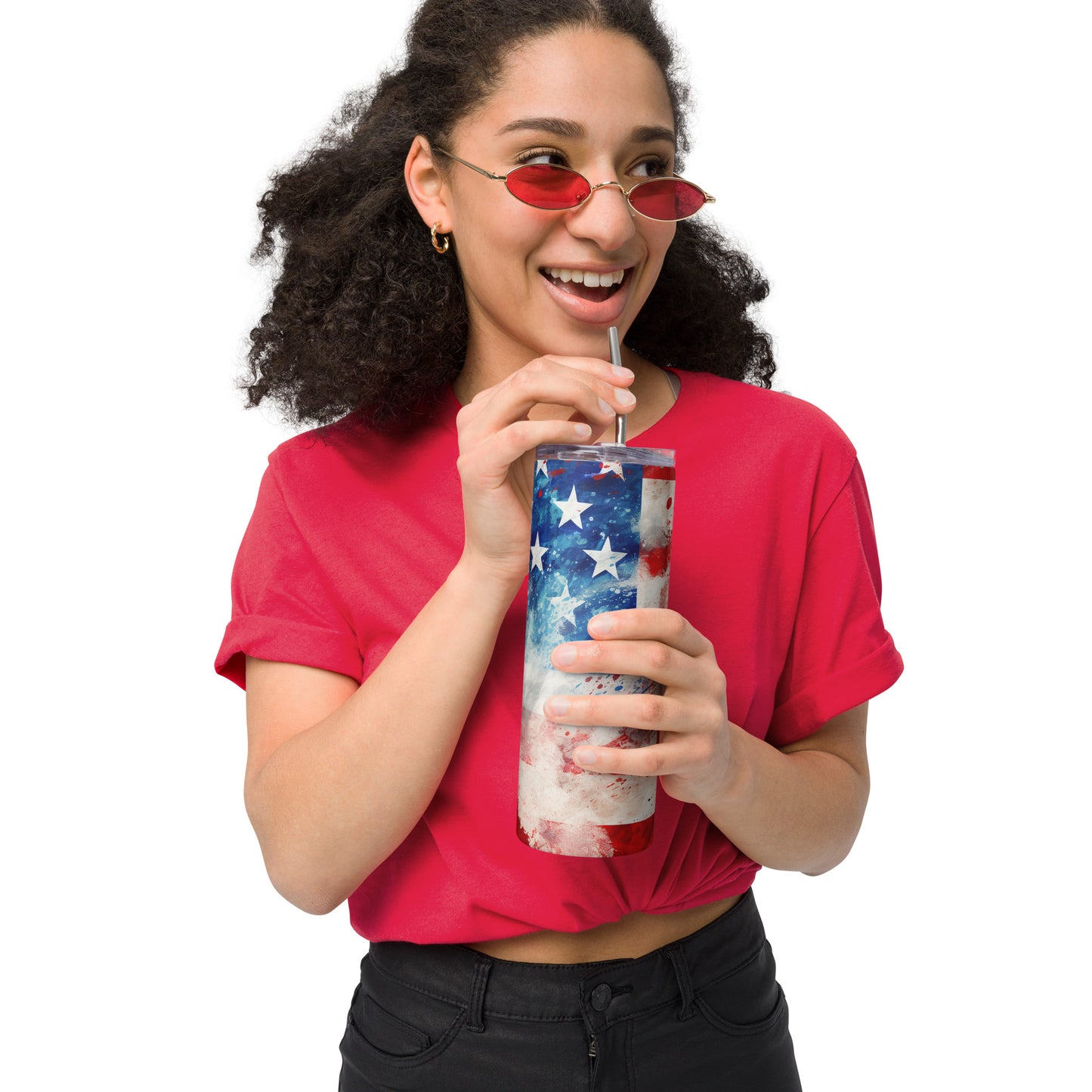 Stainless Steel Tumbler - Patriotic #4