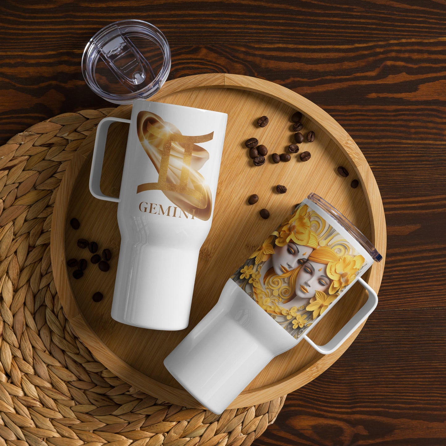Travel mug with a handle - Gemini #1