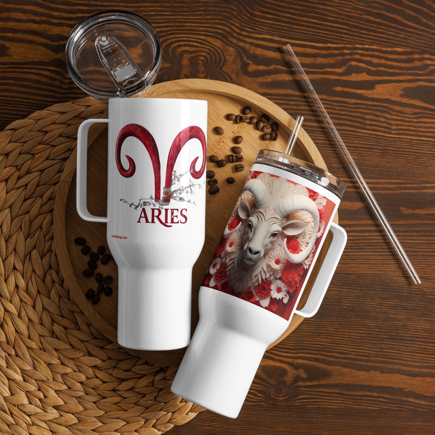 Travel mug with a handle - Aries #1