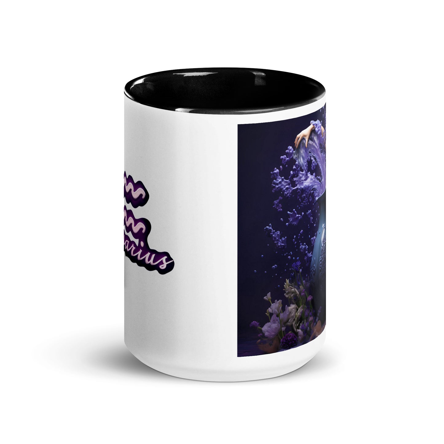 Mug with Color Inside - Aquarius #1