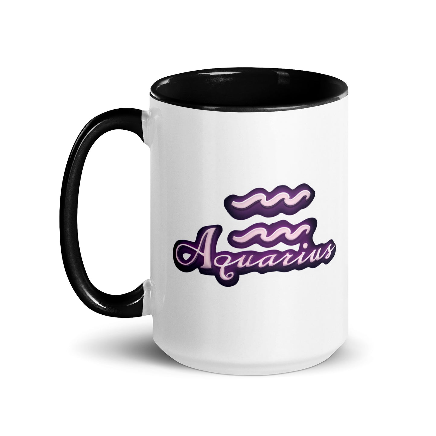 Mug with Color Inside - Aquarius #1
