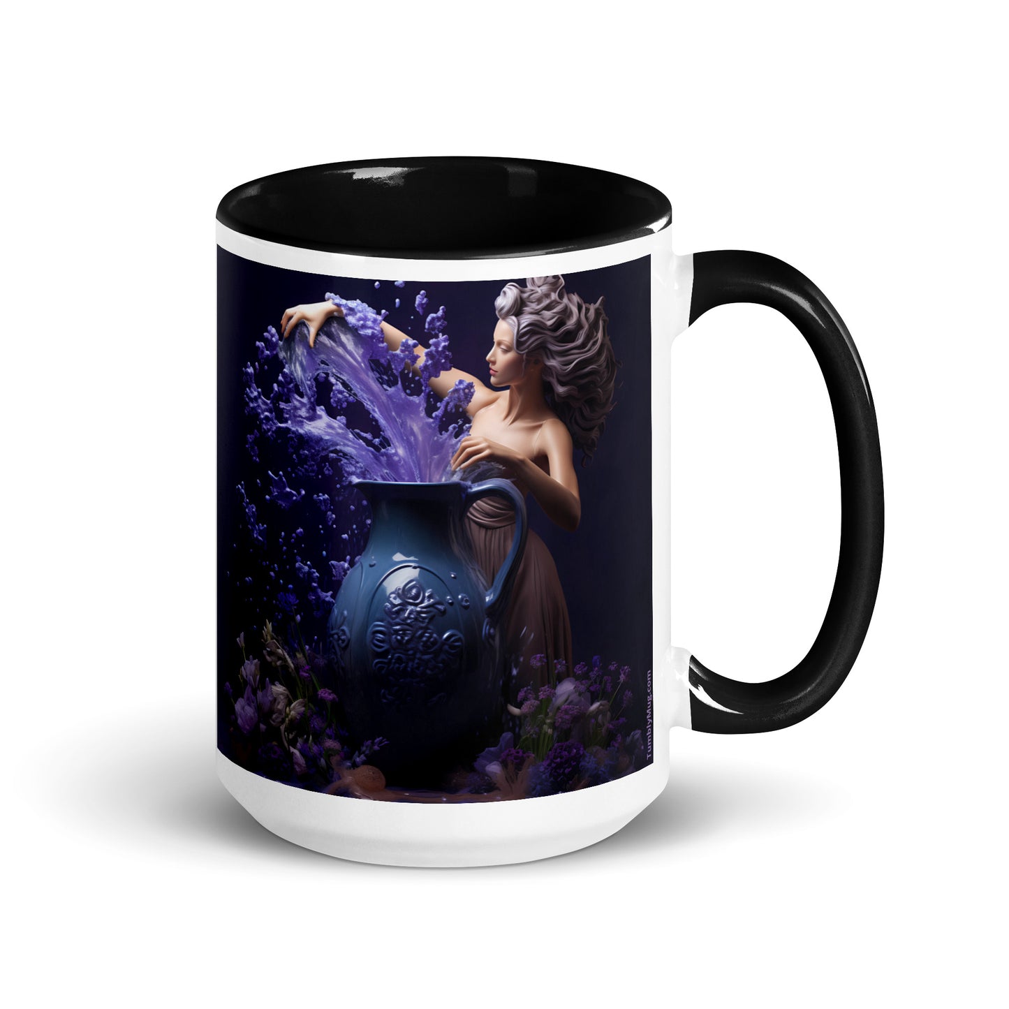 Mug with Color Inside - Aquarius #1