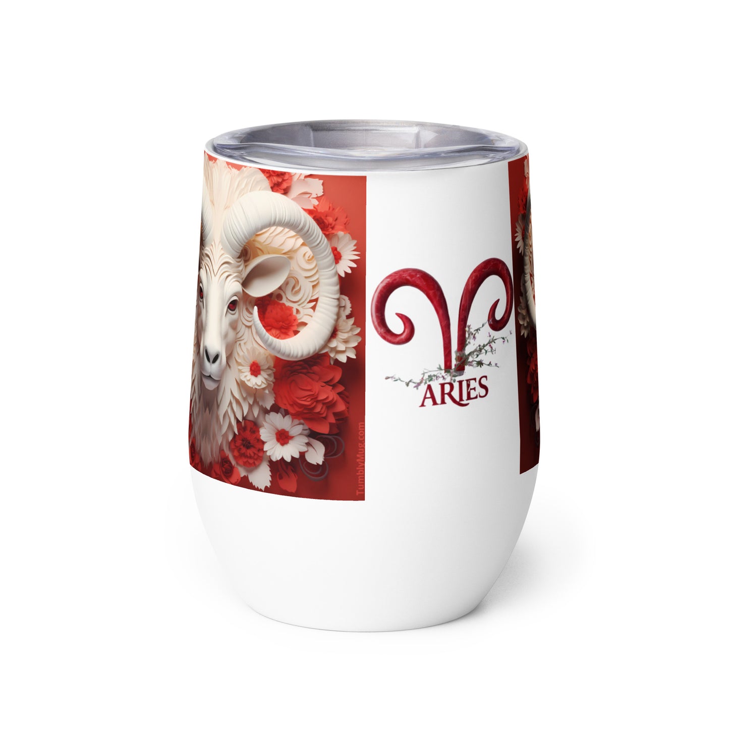 Stainless Steel Wine Tumbler - Aries #1