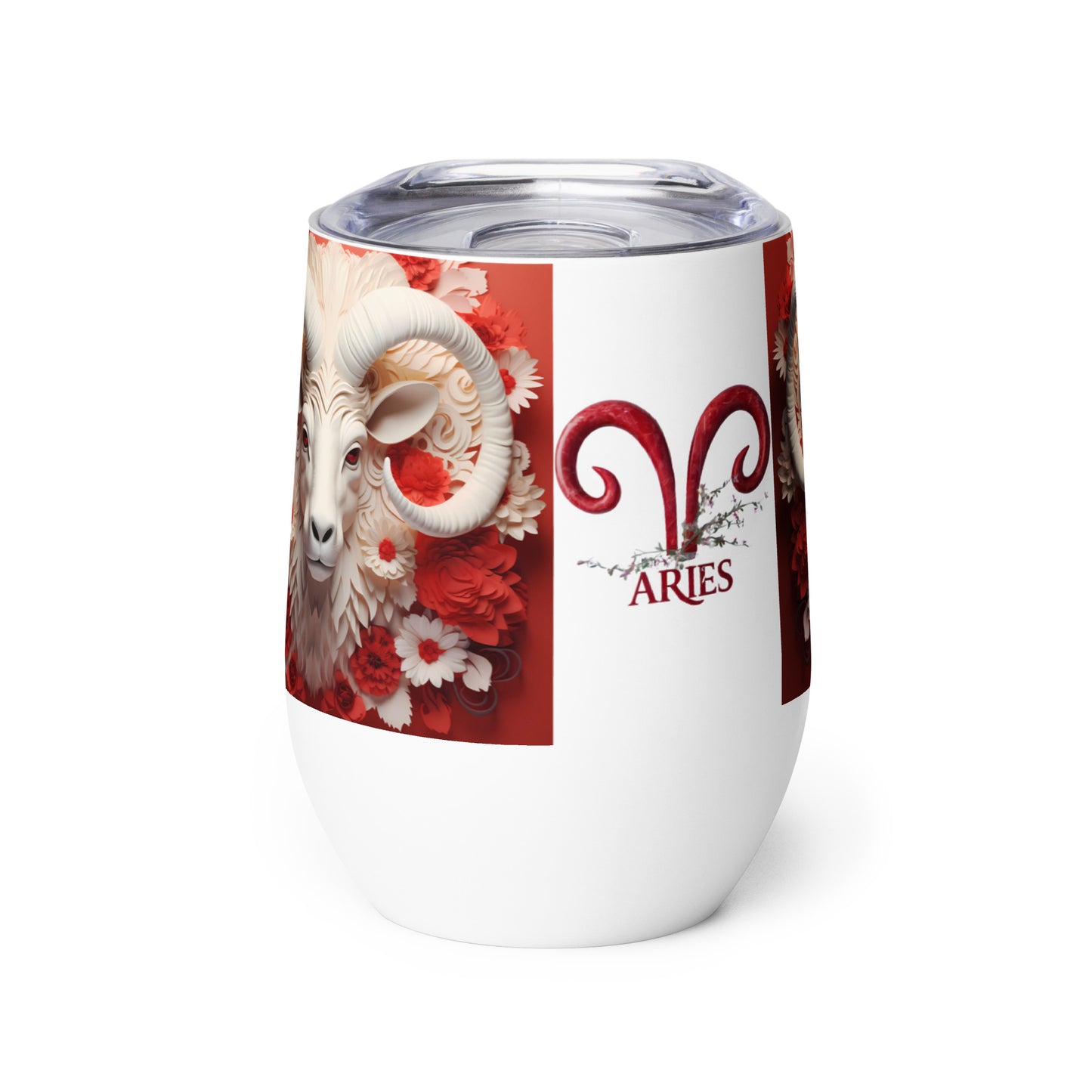 Stainless Steel Wine Tumbler - Aries #1