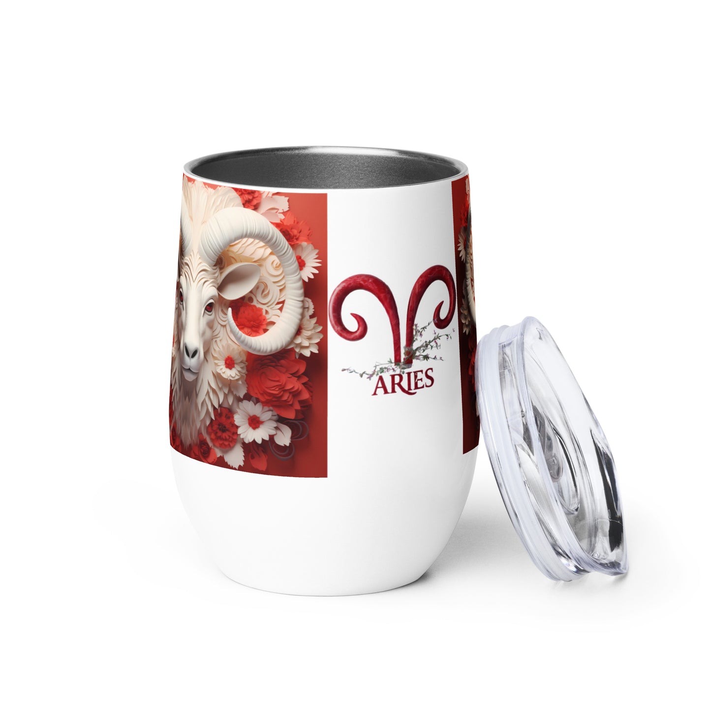 Stainless Steel Wine Tumbler - Aries #1