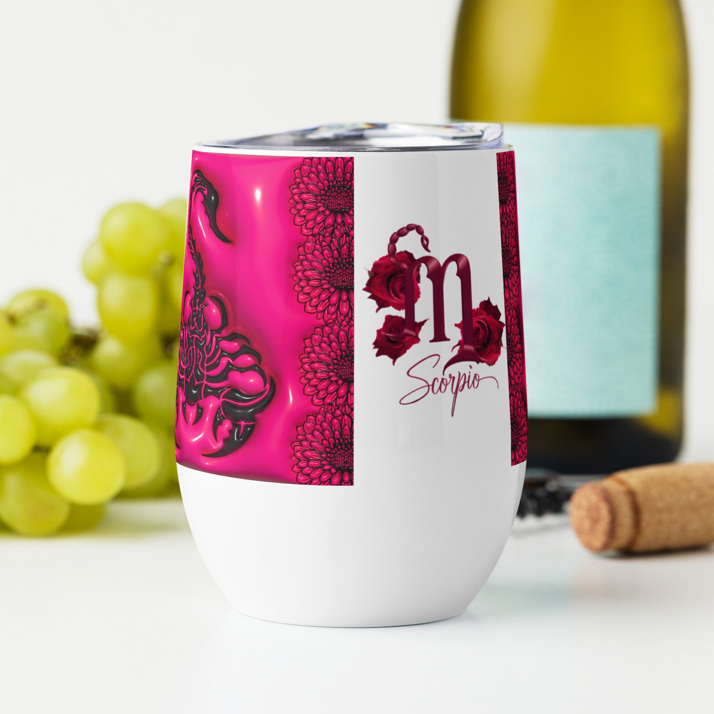 Stainless Steel Wine Tumbler - Scorpio #1