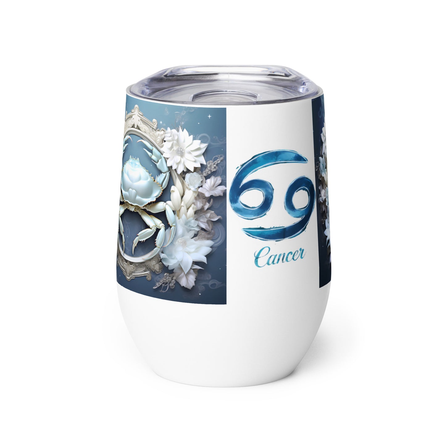 Stainless Steel Wine Tumbler - Cancer #1
