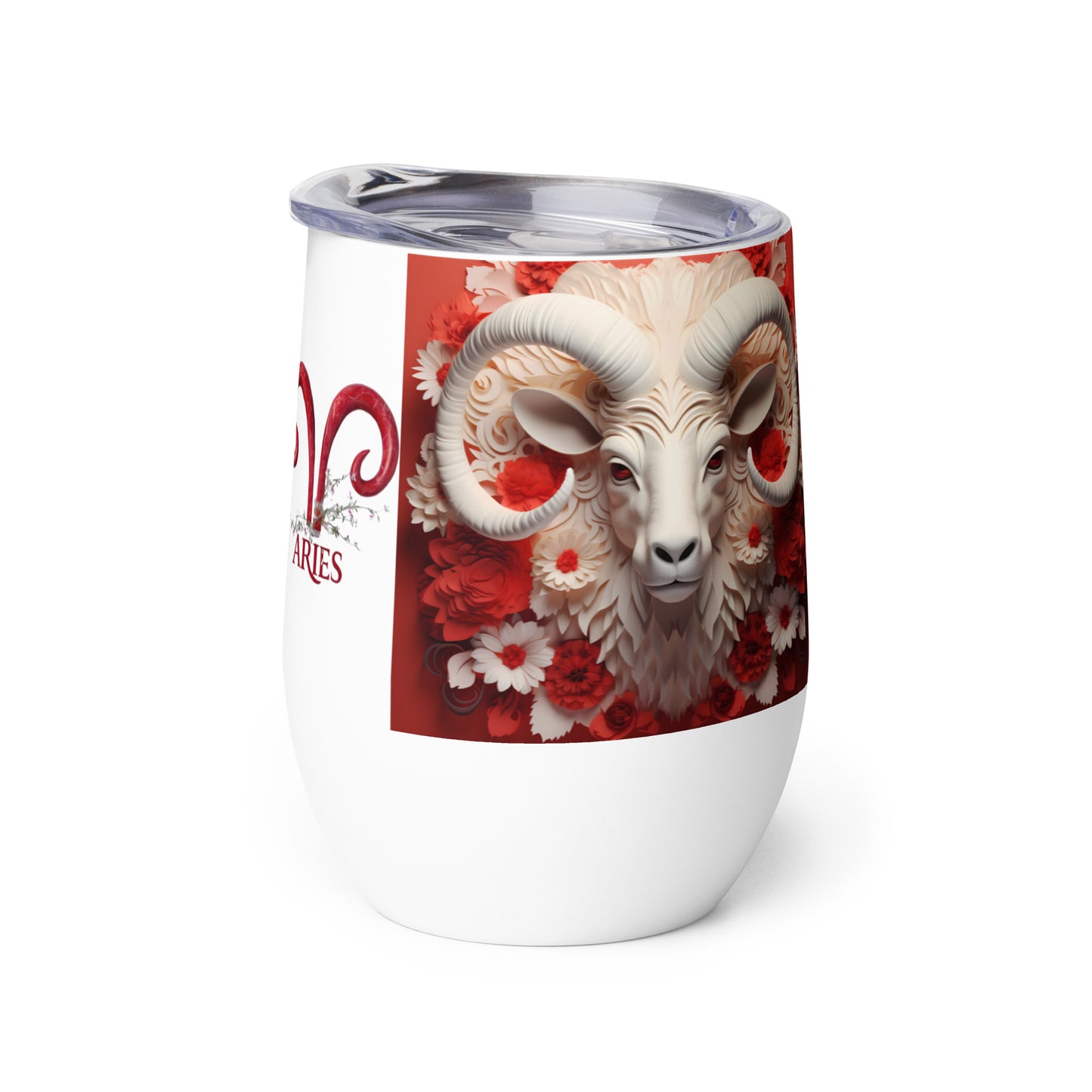 Stainless Steel Wine Tumbler - Aries #1