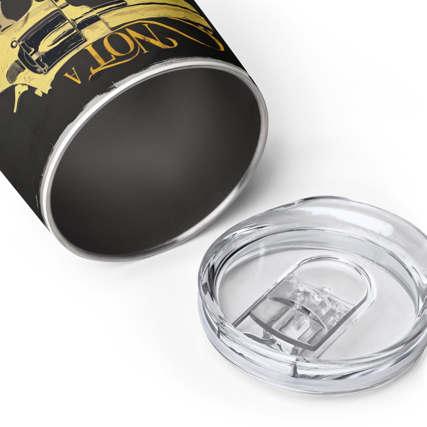 Stainless Steel Wine Tumbler - Gun Girl