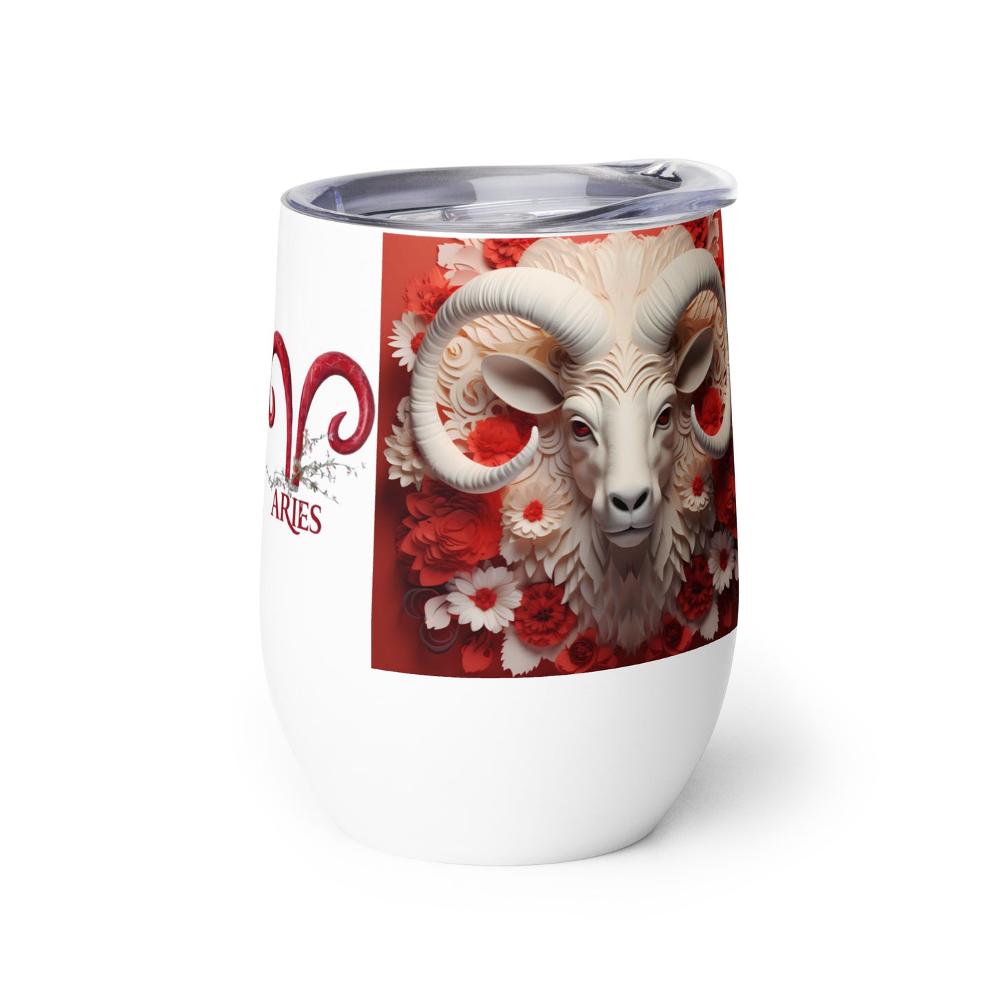 Stainless Steel Wine Tumbler - Aries #1