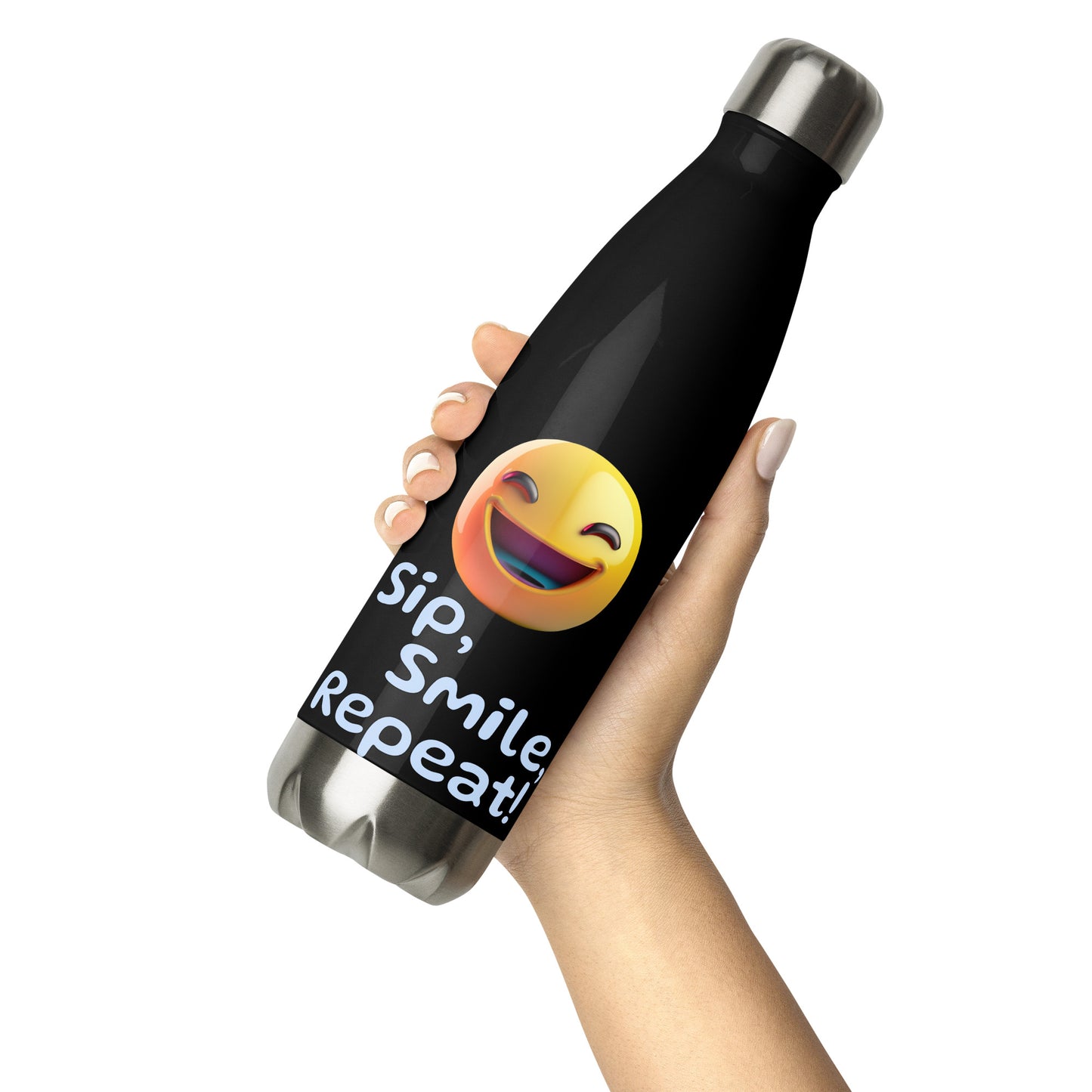 Water Bottle - Sip and Smile