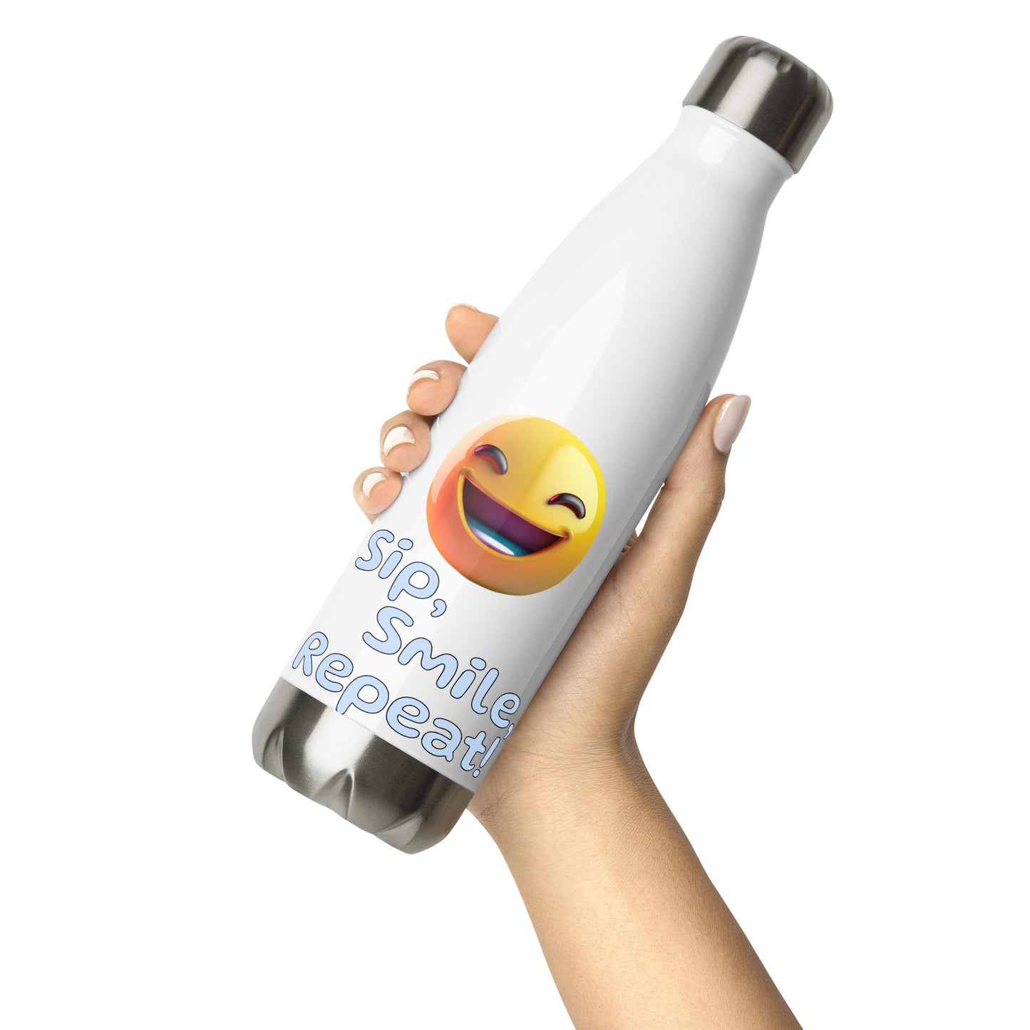 Water Bottle - Sip and Smile