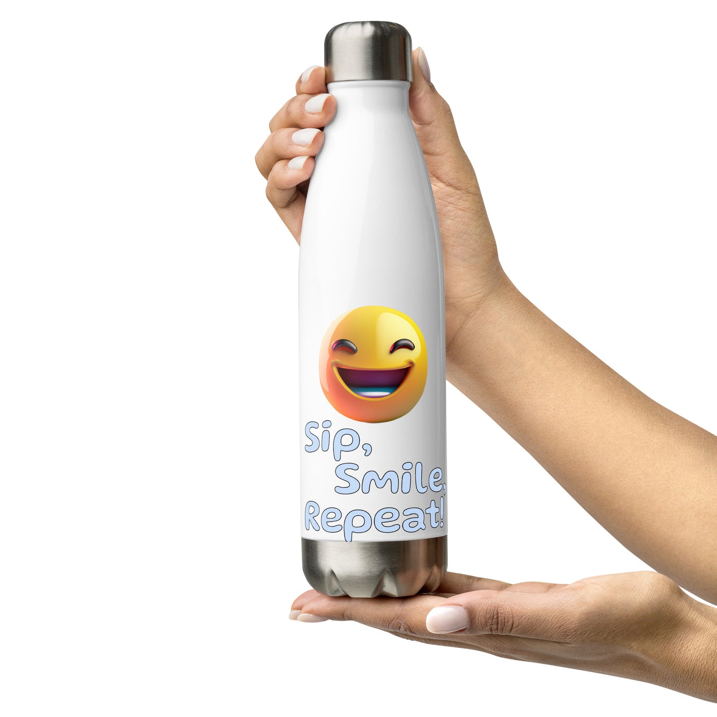 Water Bottle - Sip and Smile