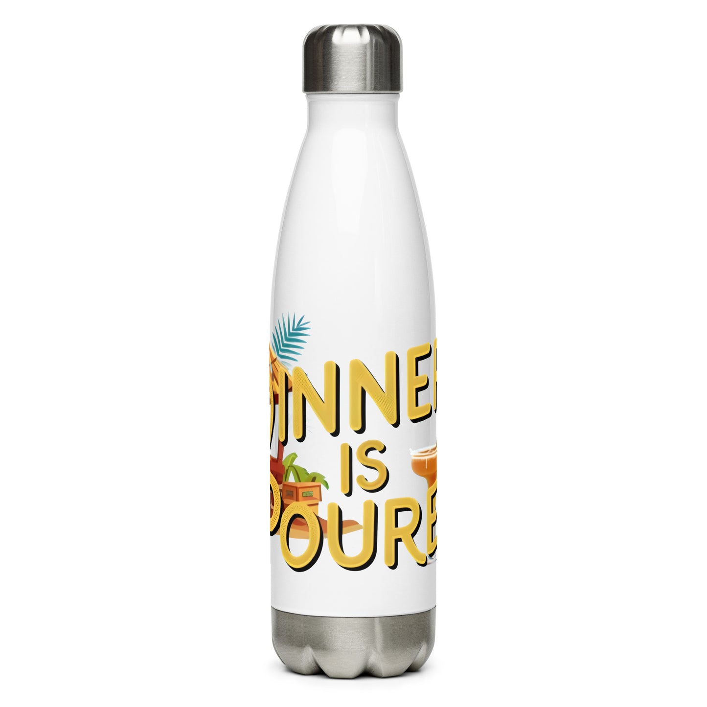 Stainless steel water bottle - Dinner