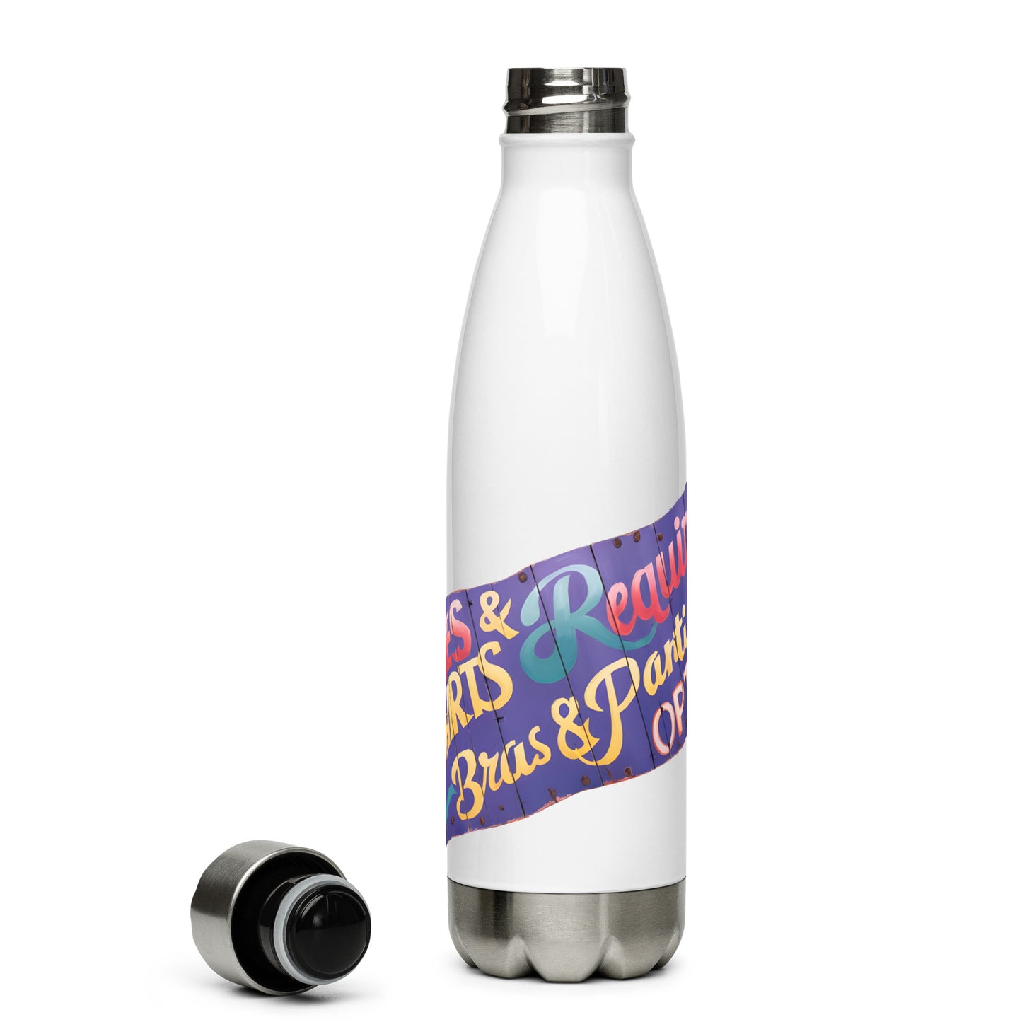 Stainless steel water bottle - Shirts & Shoes