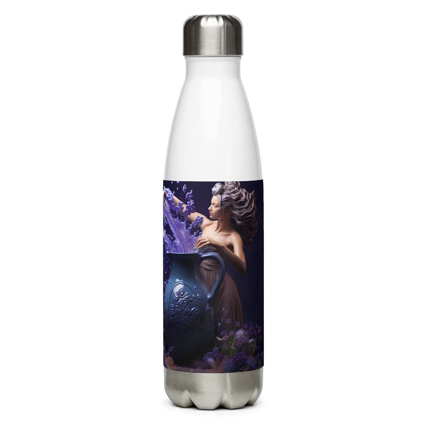 Stainless steel water bottle - Aquarius