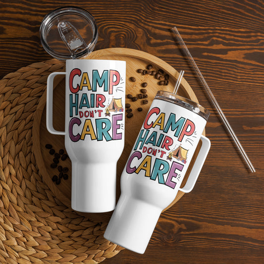 Travel mug with a handle - Camping